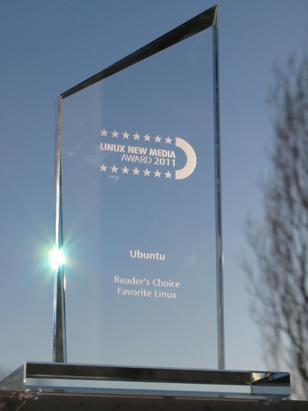 Linux Media Award 2011 - Ubuntu - Reader's Choice Favorite Linux
